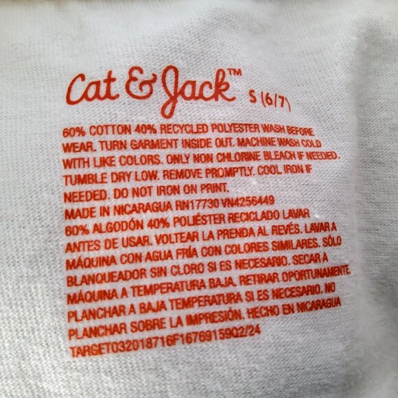 Long-Sleeve Cat & Jack Kids Mountain Print Graphic Tee Size S Cotton/Polyester B - Picture 3 of 4